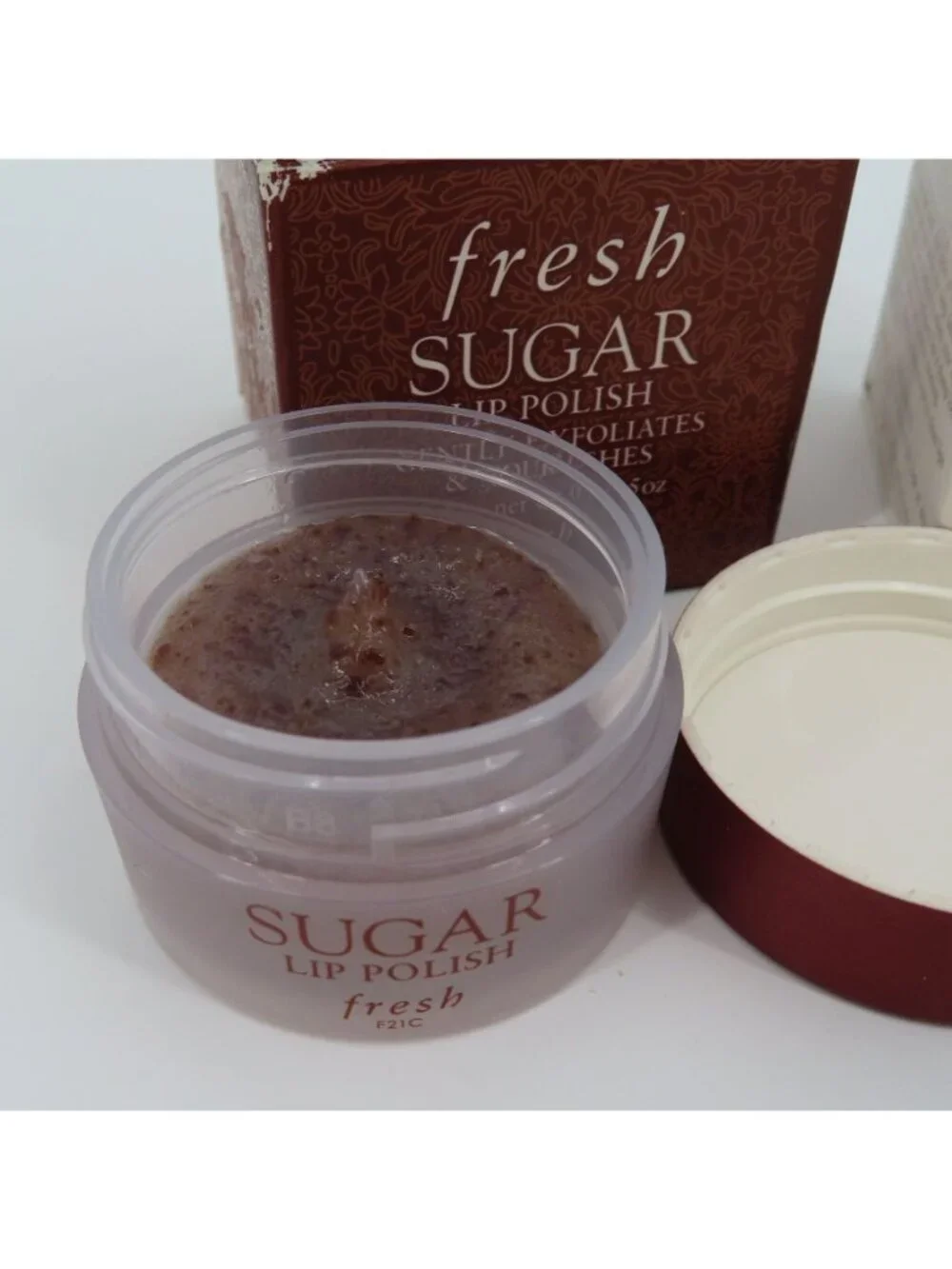 Fresh Sugar Set of Lip Polish and Recovery Lip Mask .35oz NEW Open Box Unused